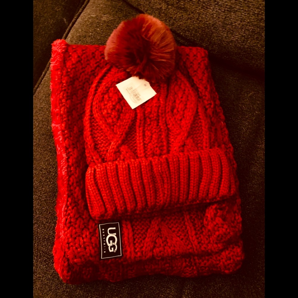 Ugg hat and scarf